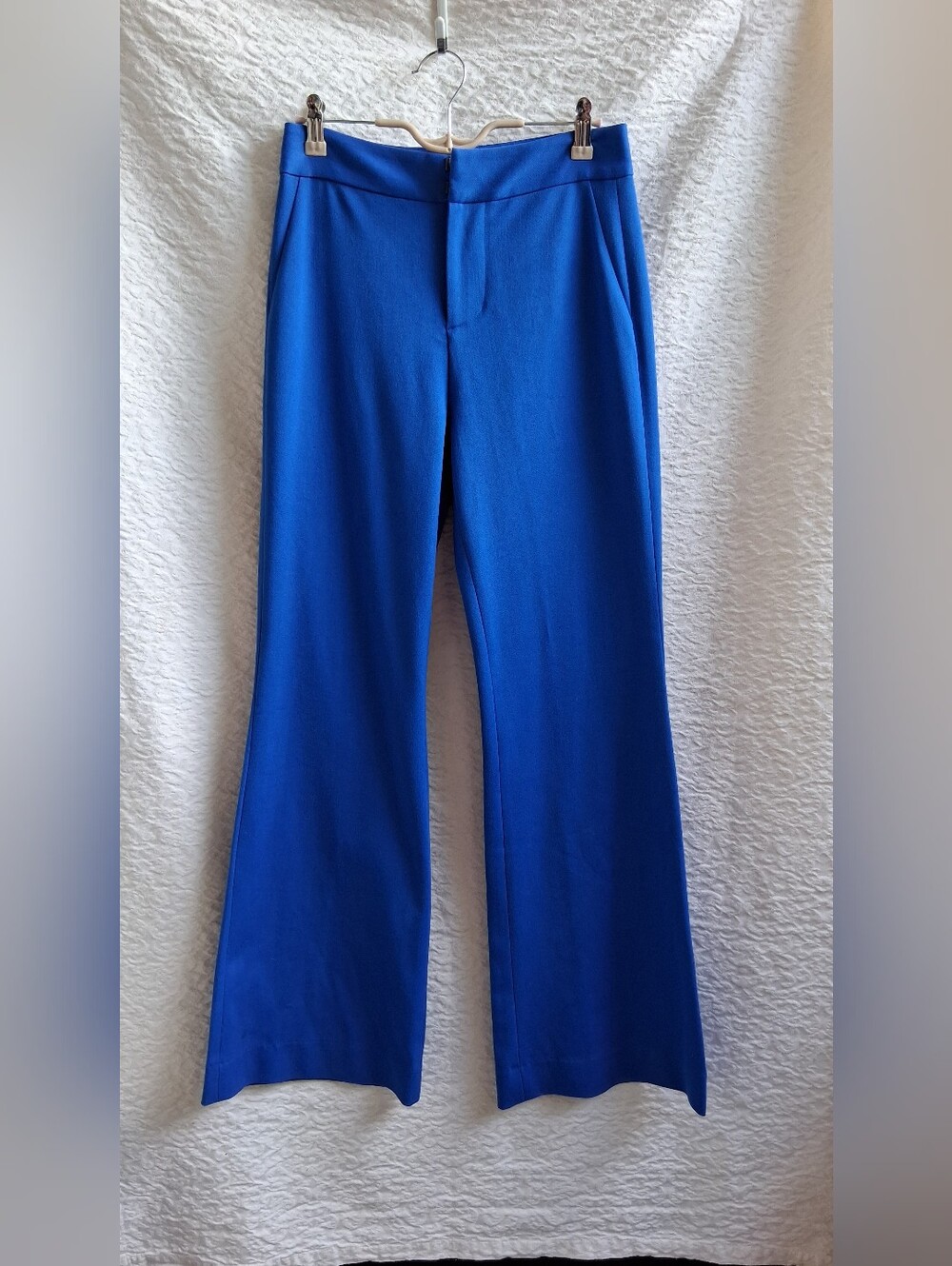 Alice + Olivia Cobalt Blue Wide-Leg Jeans